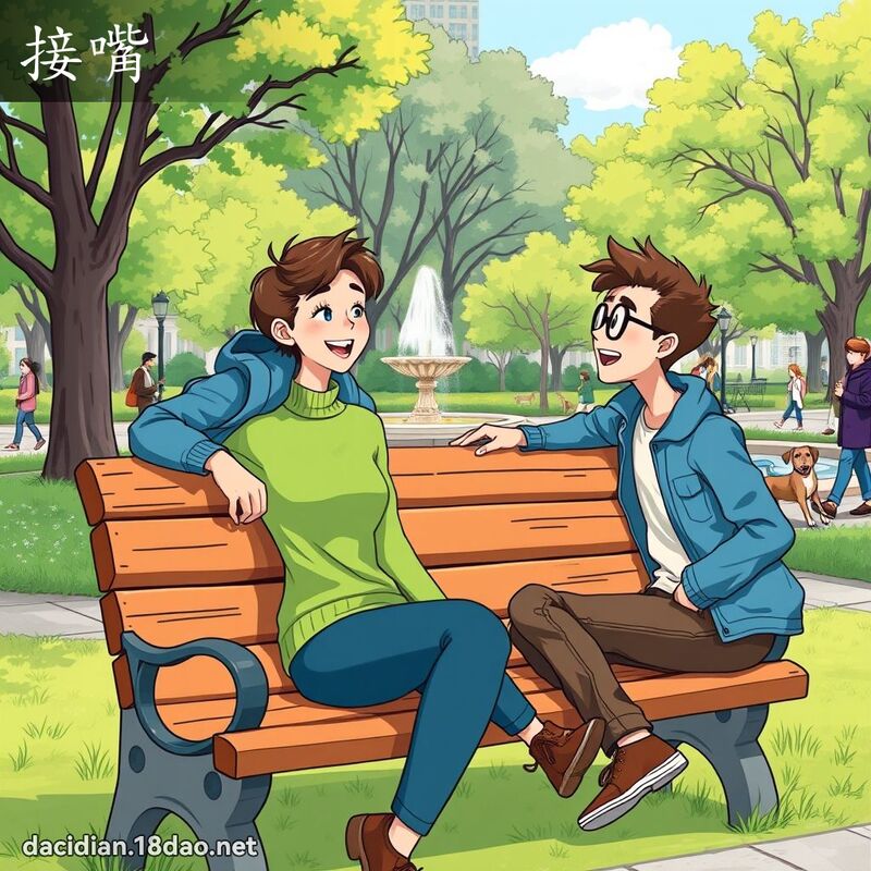 接嘴 - 國語大辭典配圖
