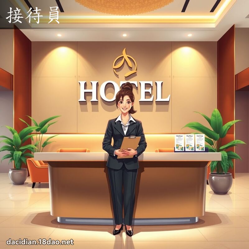 接待員 - 國語大辭典配圖