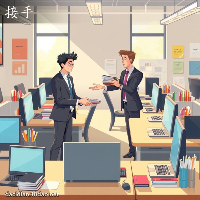詞語: 接手 (多意詞)