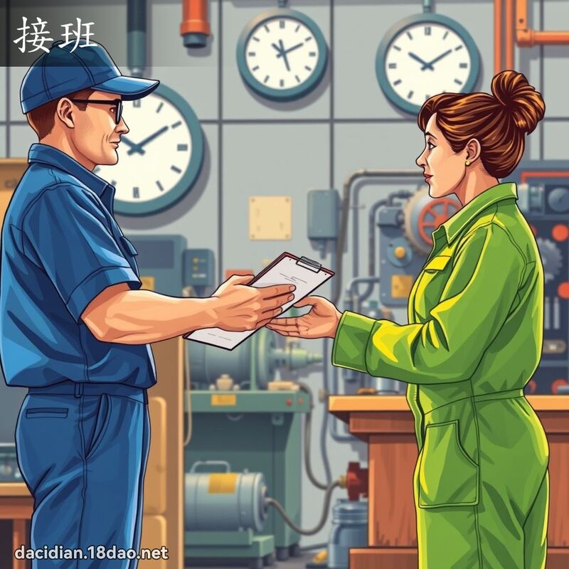 接班 - 国语大辞典配图