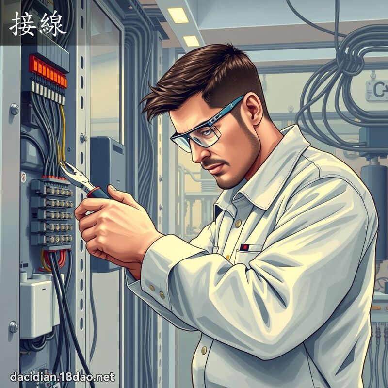 接線 - 國語大辭典配圖