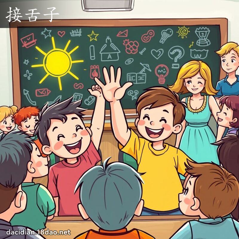 接舌子 - 国语大辞典配图
