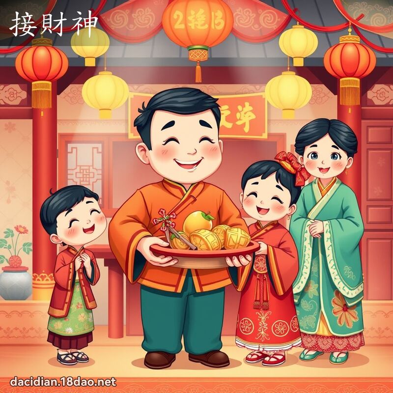 接財神 - 國語大辭典配圖