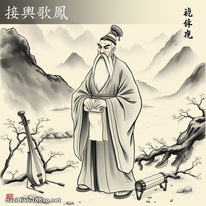 接輿歌鳳 - 國語大辭典配圖
