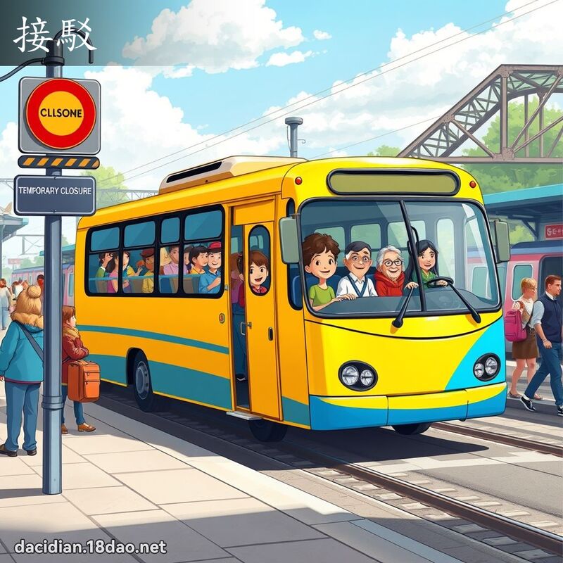 接駁 - 國語大辭典配圖