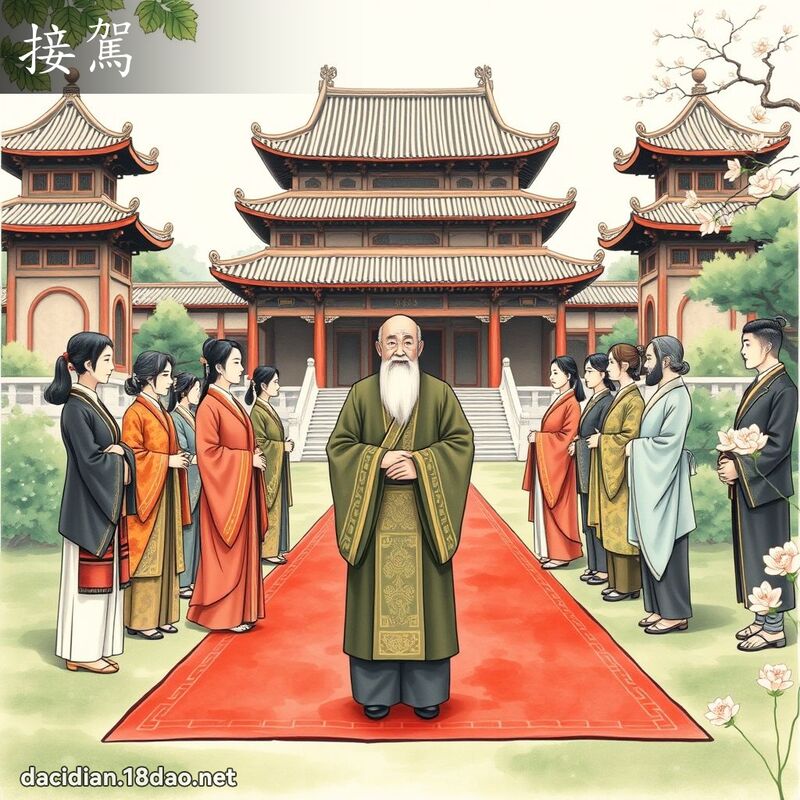 接驾 - 国语大辞典配图