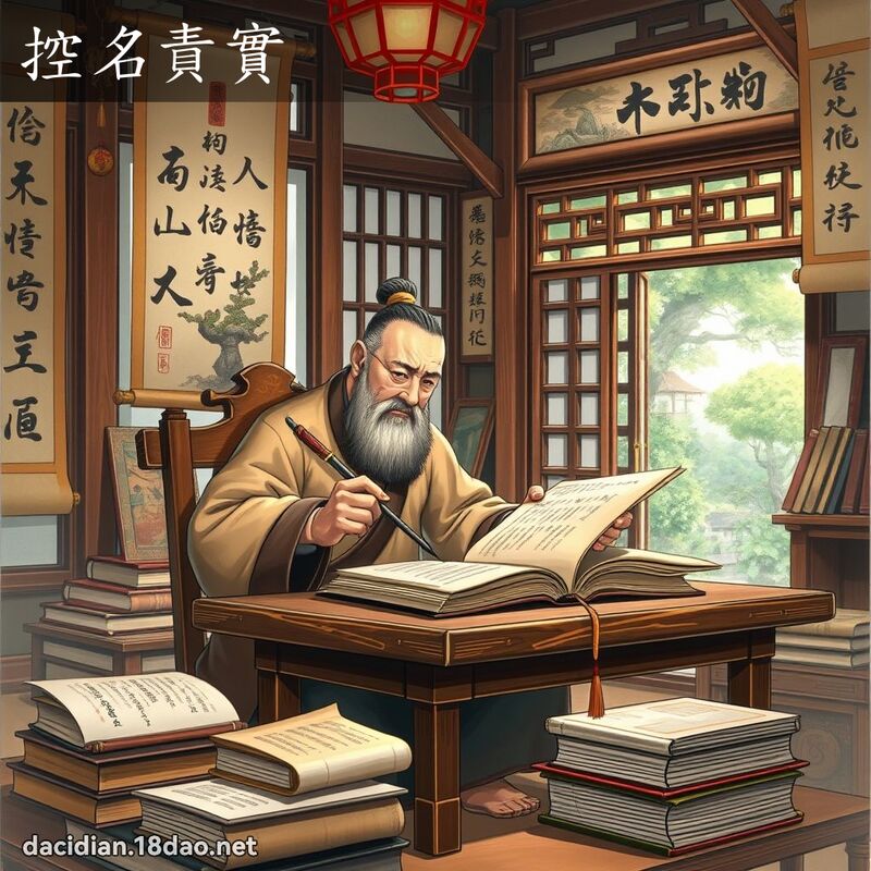 控名责实 - 国语大辞典配图
