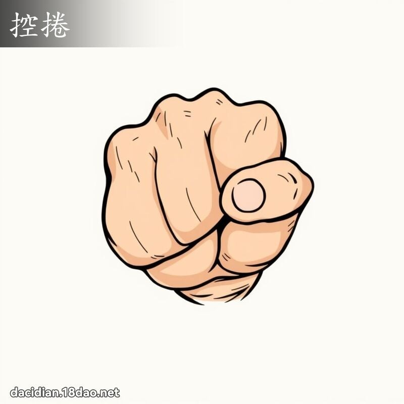 控捲 - 国语大辞典配图
