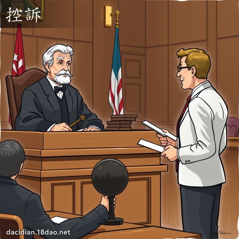 控訴 - 國語大辭典配圖