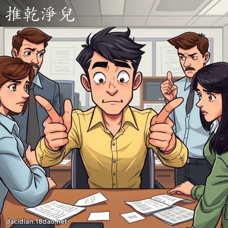 推乾淨兒 - 國語大辭典配圖
