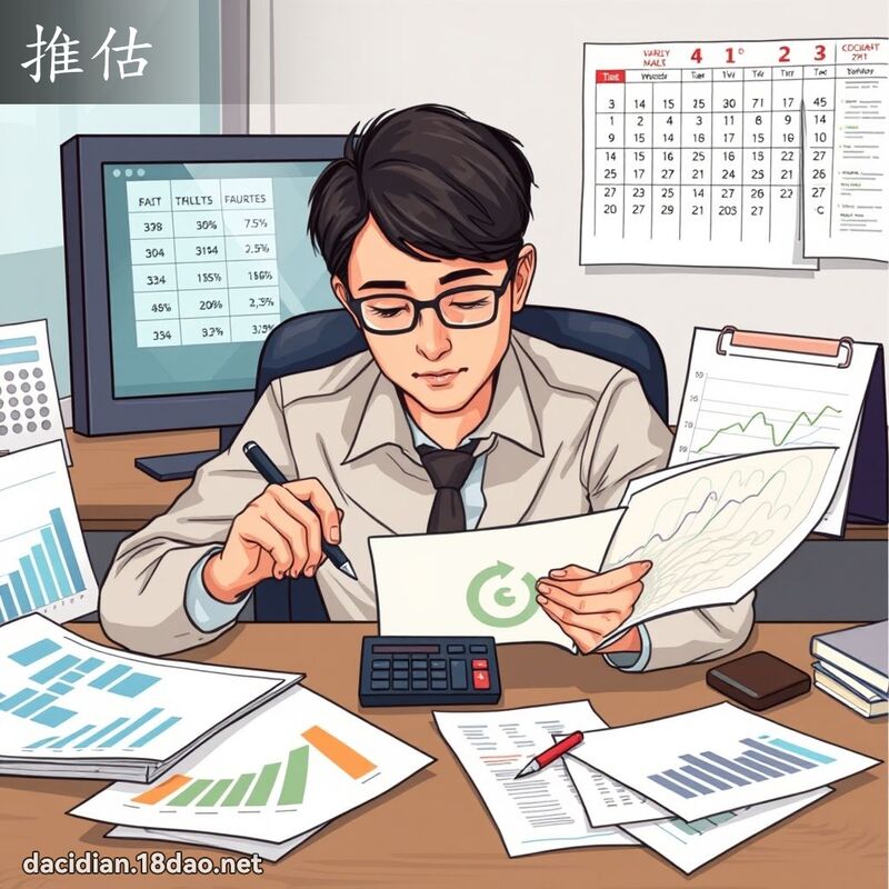 推估 - 國語大辭典配圖