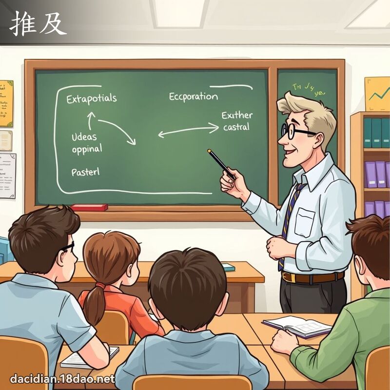 推及 - 国语大辞典配图
