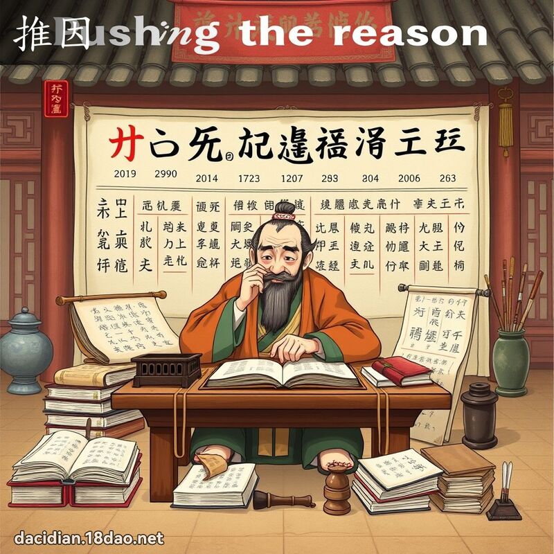 推因 - 國語大辭典配圖