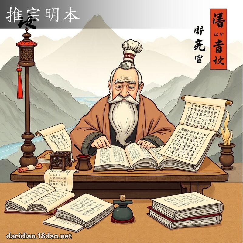 推宗明本 - 国语大辞典配图