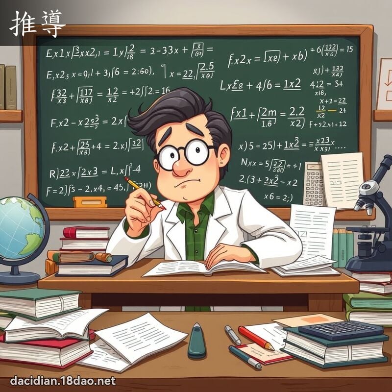 推導 - 國語大辭典配圖