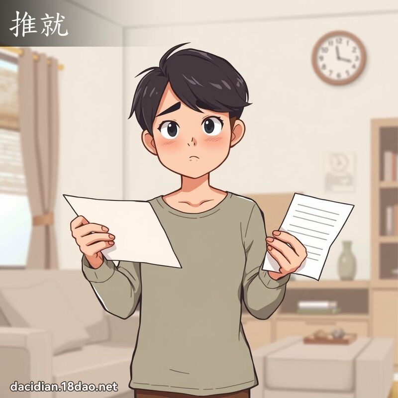 推就 - 國語大辭典配圖