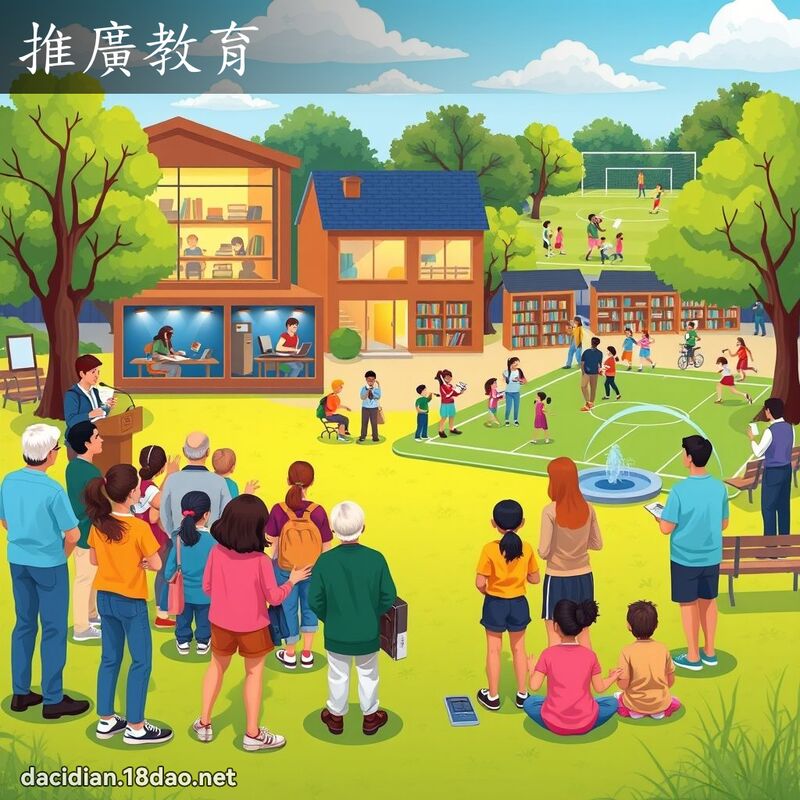 推广教育 - 国语大辞典配图