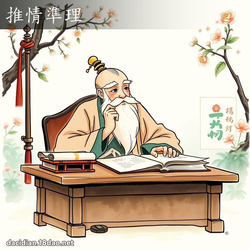 推情准理 - 国语大辞典配图