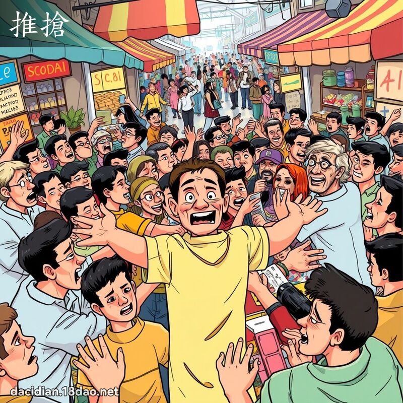 推搶 - 國語大辭典配圖