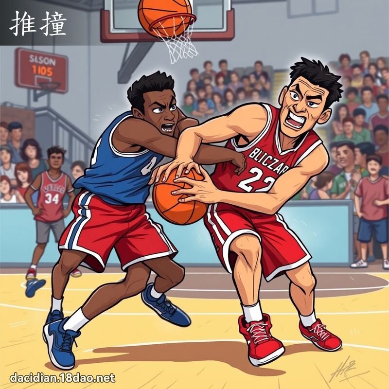 推撞 - 國語大辭典配圖