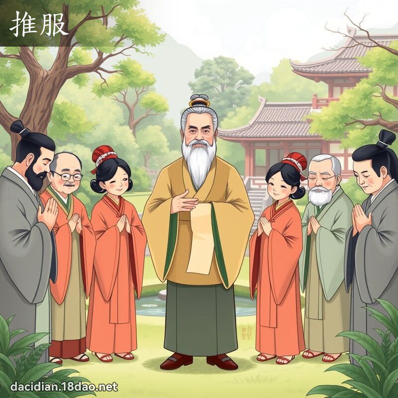 推服 - 国语大辞典配图