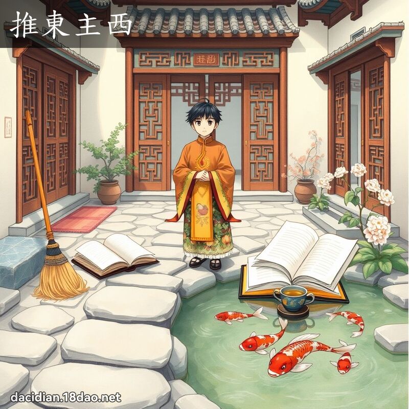 推东主西 - 国语大辞典配图