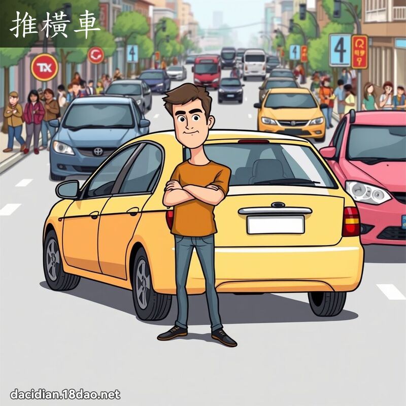推横车 - 国语大辞典配图