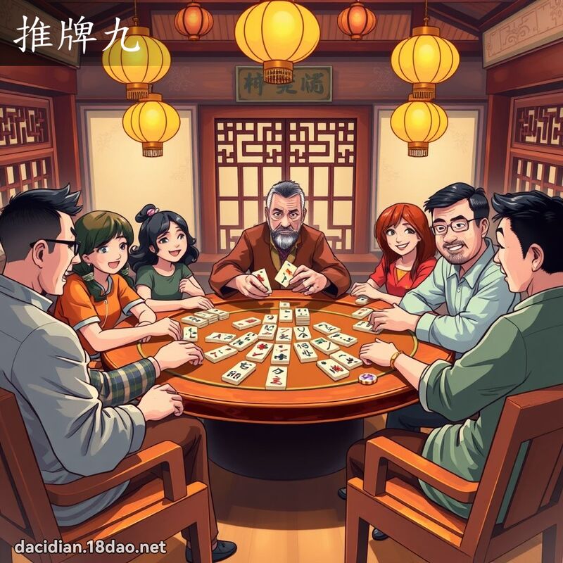 推牌九 - 國語大辭典配圖