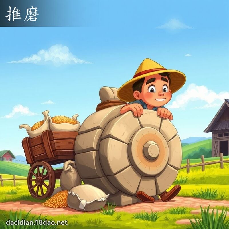 推磨 - 國語大辭典配圖