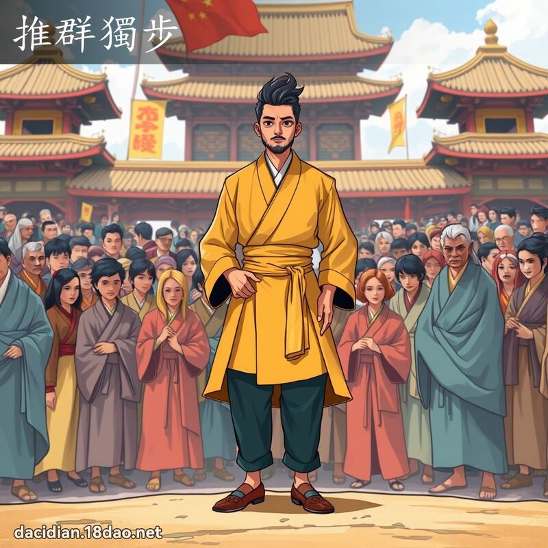 推群独步 - 国语大辞典配图