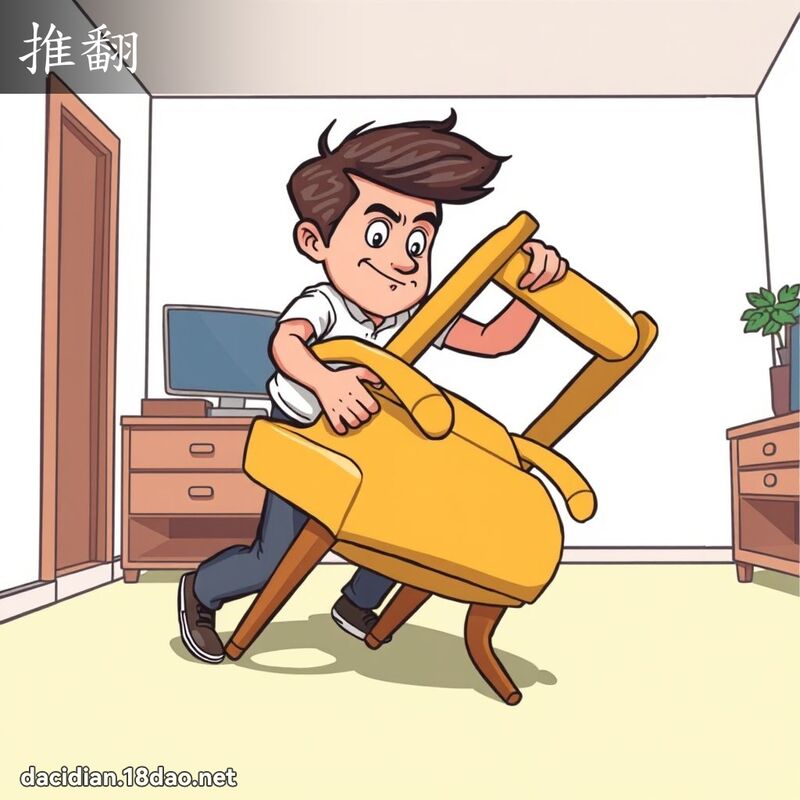 推翻 - 国语大辞典配图