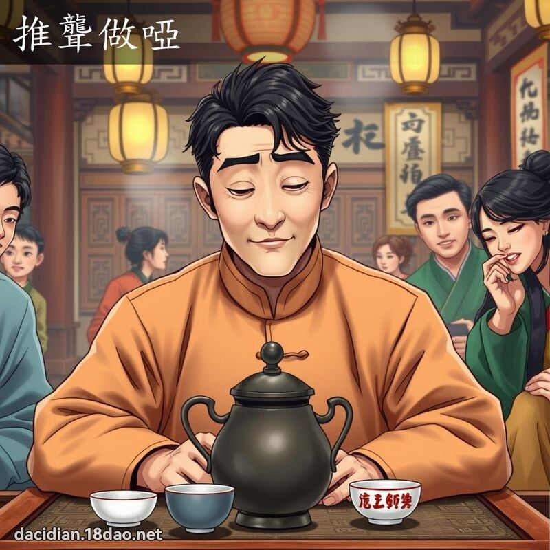 推聾做啞 - 國語大辭典配圖