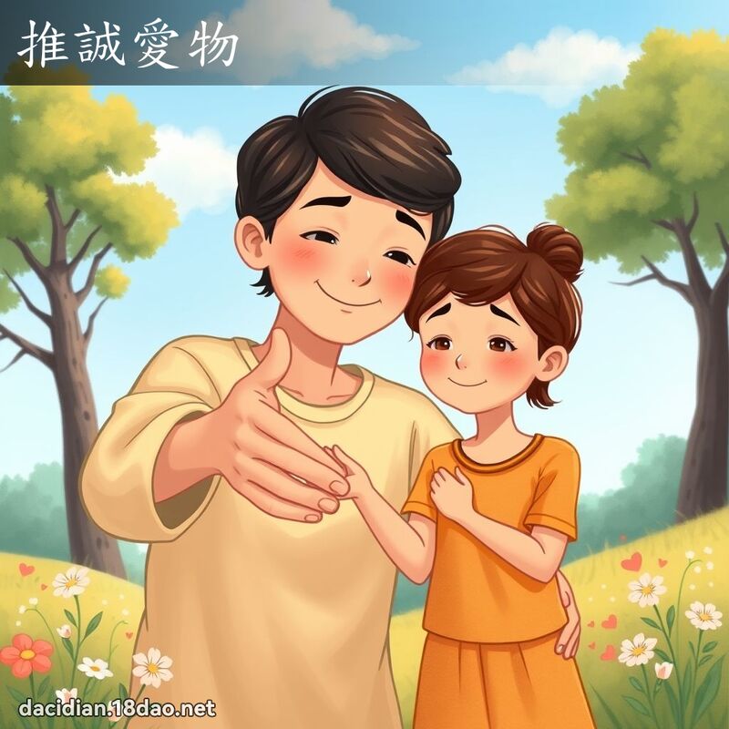 推誠愛物 - 國語大辭典配圖