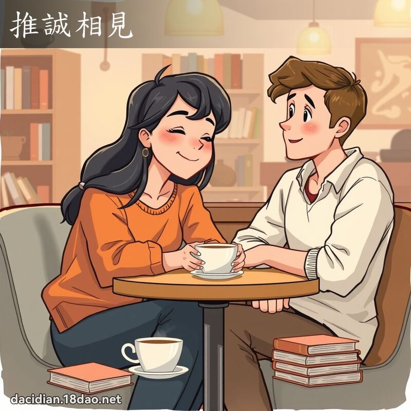 推誠相見 - 國語大辭典配圖