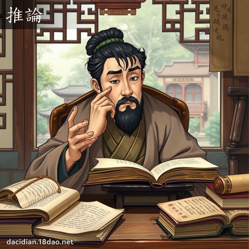 推論 - 國語大辭典配圖