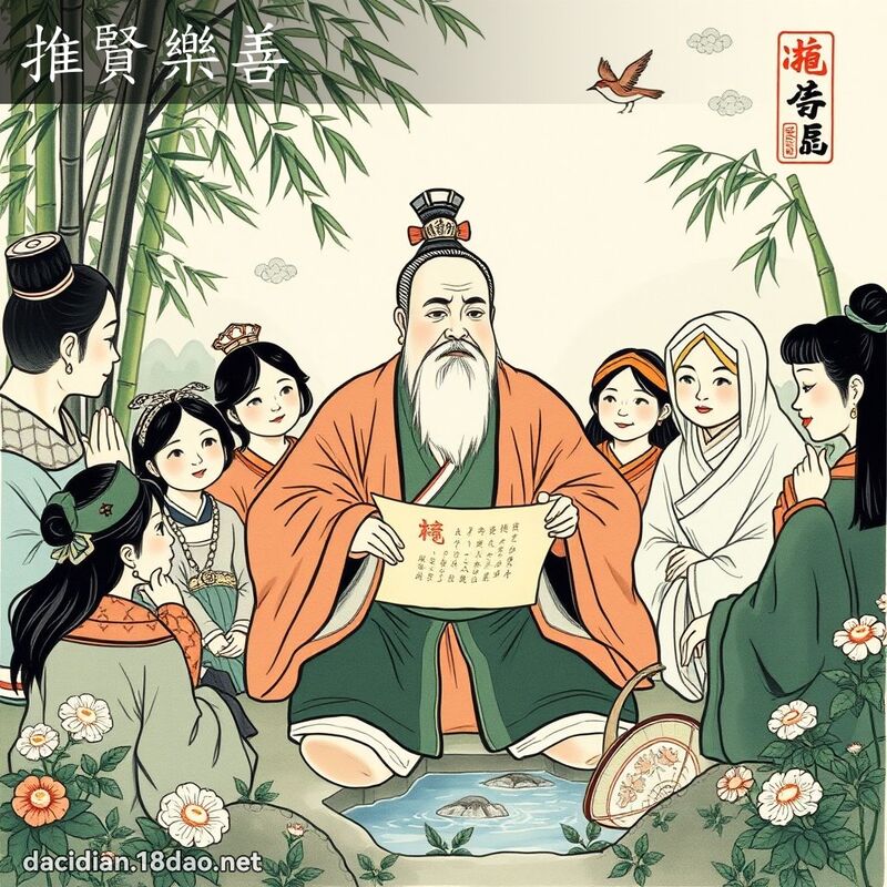 推賢樂善 - 國語大辭典配圖