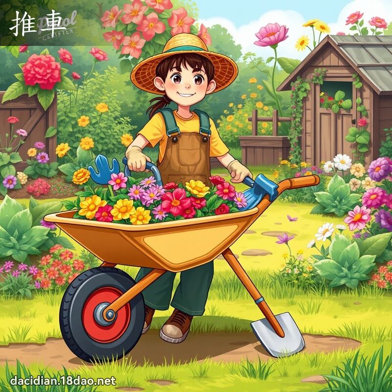 推车 - 国语大辞典配图