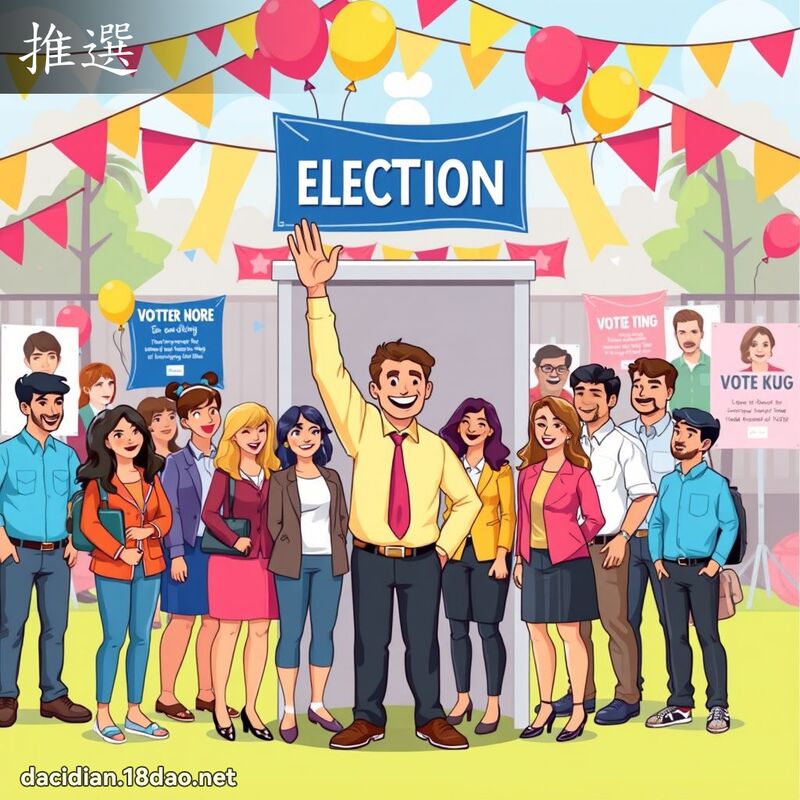 推選 - 國語大辭典配圖
