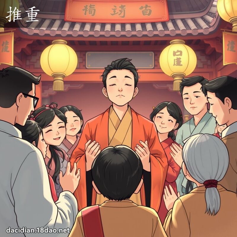 推重 - 國語大辭典配圖