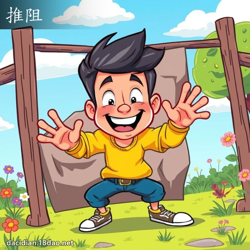推阻 - 国语大辞典配图