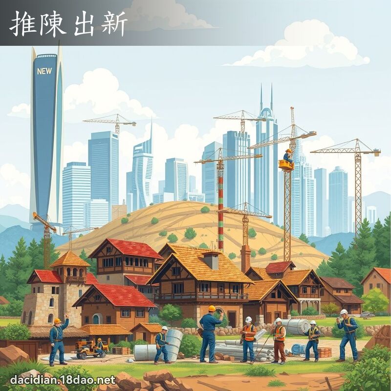 推陈出新 - 国语大辞典配图