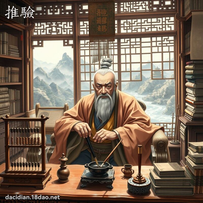 推验 - 国语大辞典配图