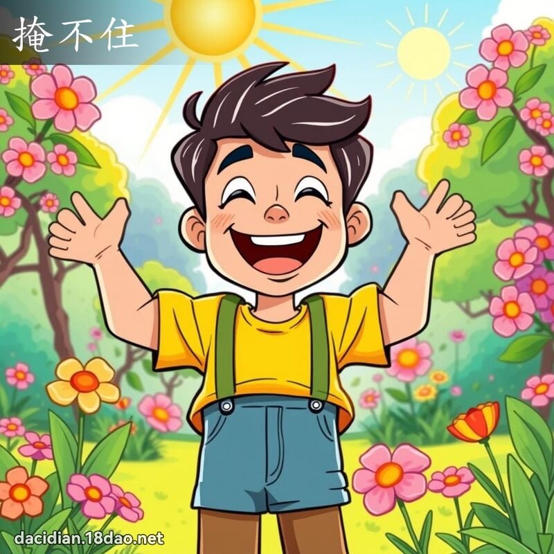 掩不住 - 国语大辞典配图