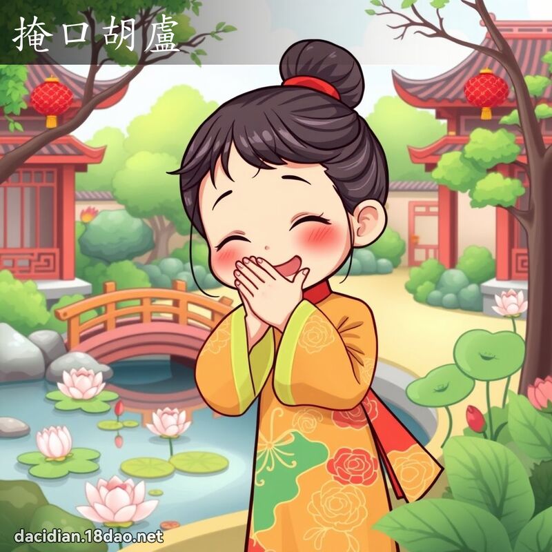 掩口胡盧 - 國語大辭典配圖