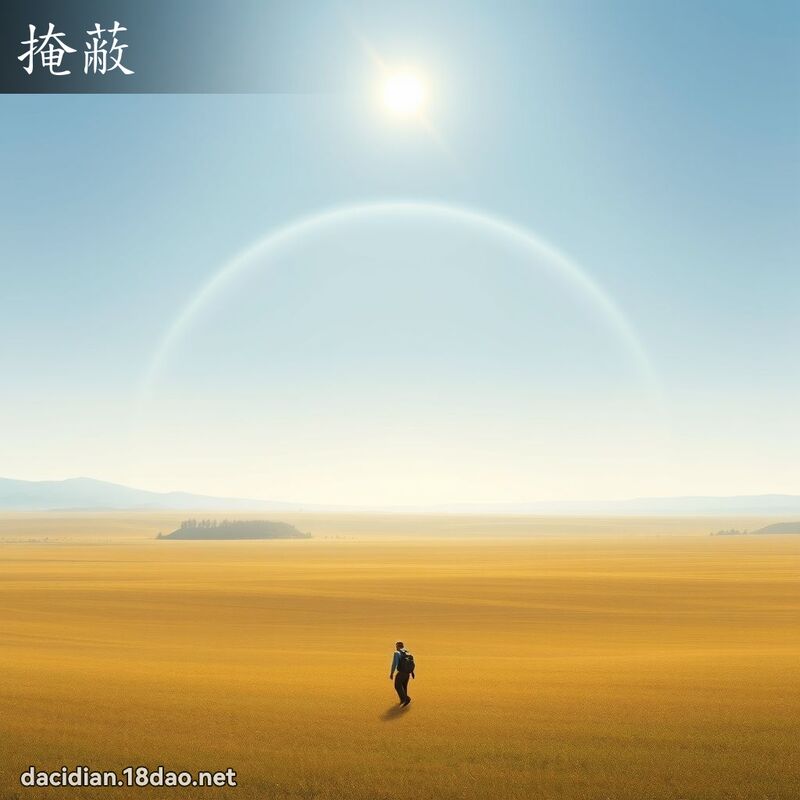 掩蔽 - 國語大辭典配圖