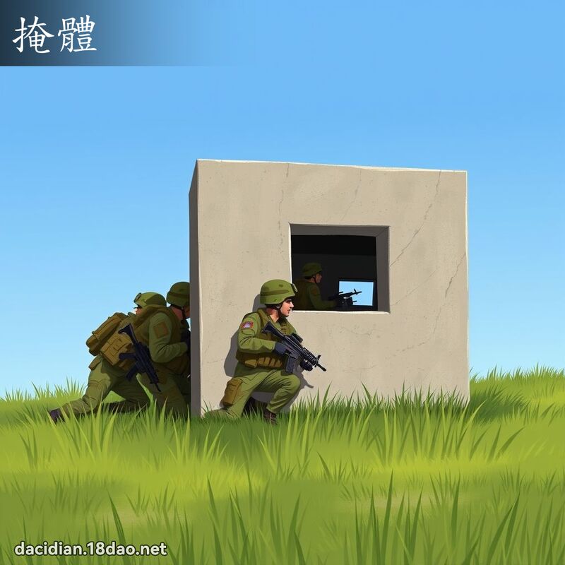 掩体 - 国语大辞典配图