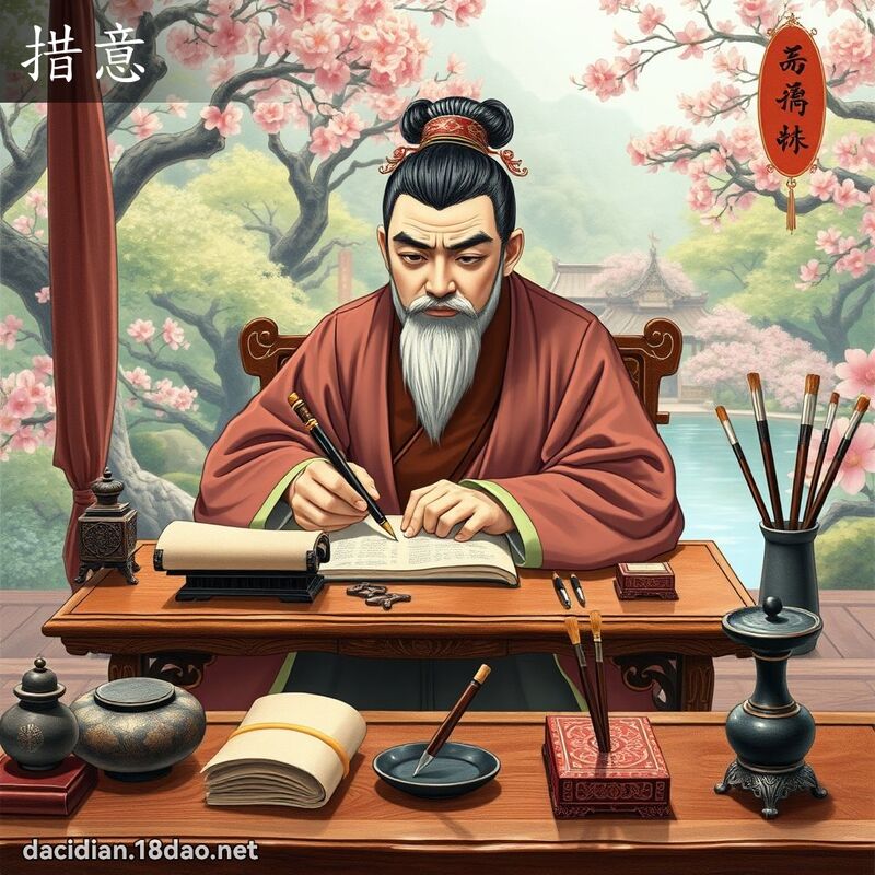 措意 - 國語大辭典配圖