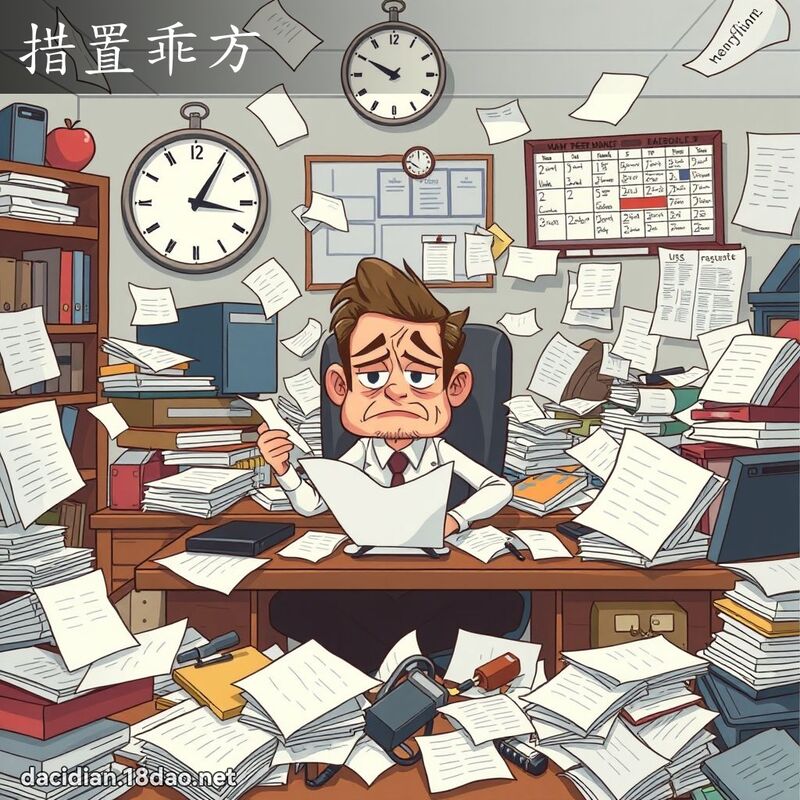 措置乖方 - 国语大辞典配图