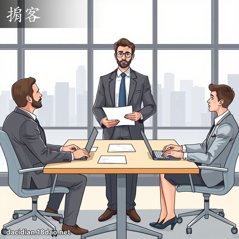 掮客 - 國語大辭典配圖