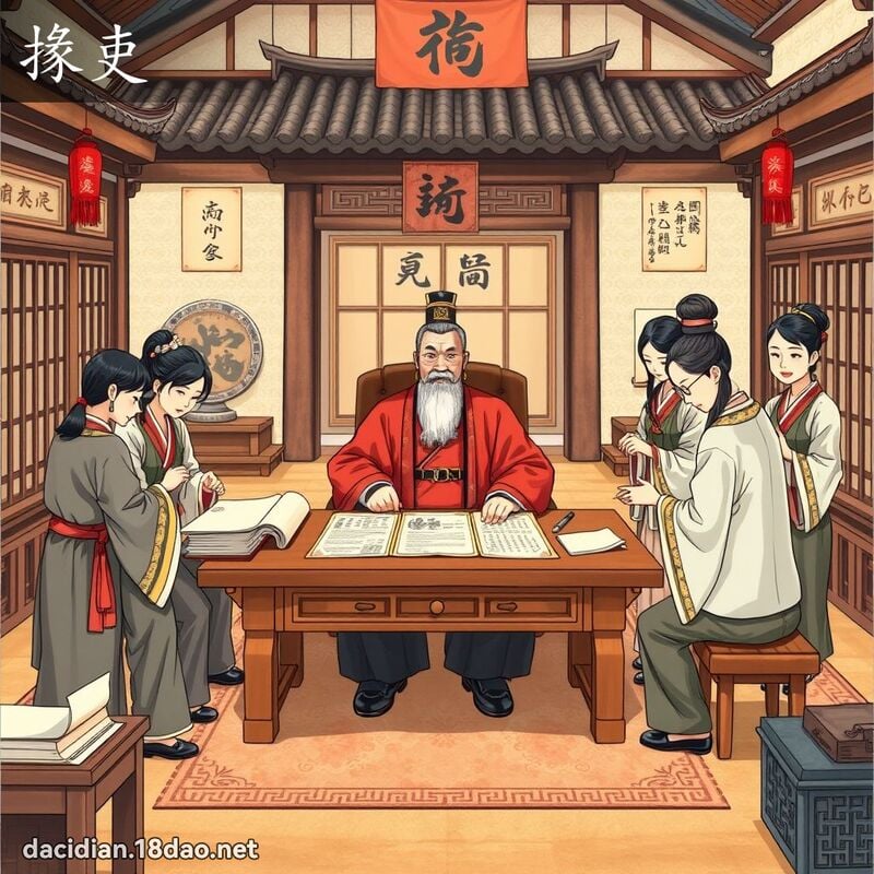 掾吏 - 国语大辞典配图